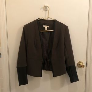 H&M olive blazer